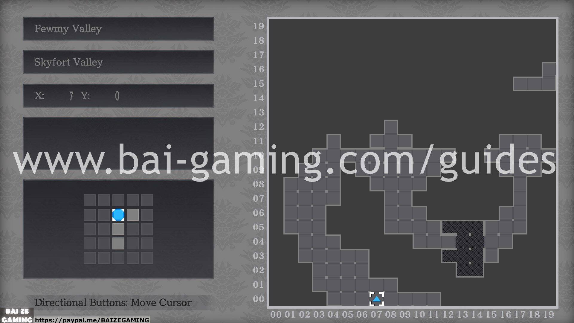 Fewmy Valley Skyfort Valley map