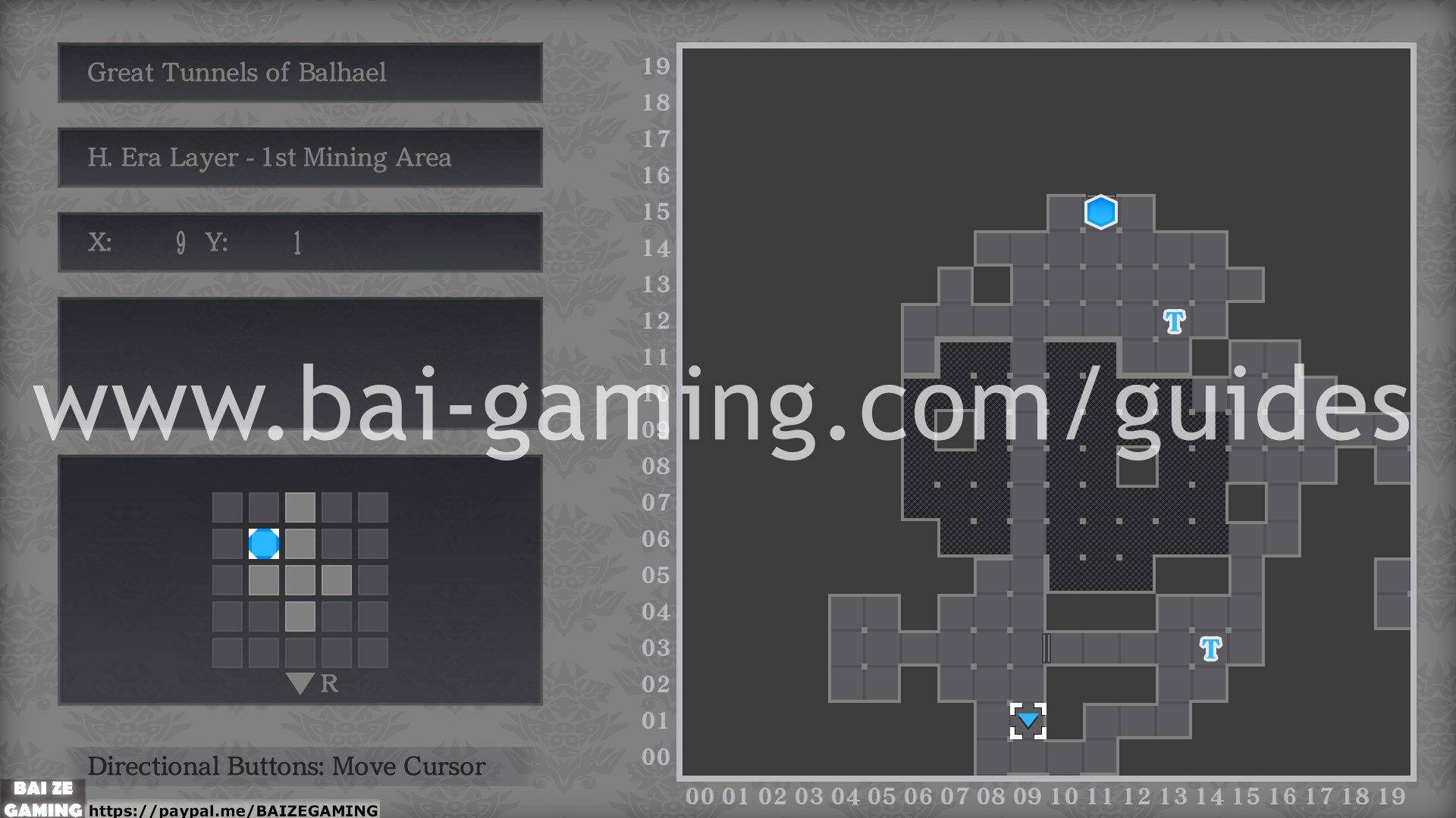 Great Tunnels of Balhael - H Era Layer - 1st Mining Area map