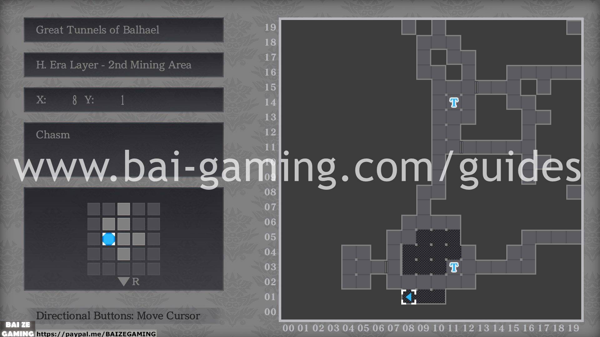 Great Tunnels of Balhael - H Era Layer - 2nd Mining Area map
