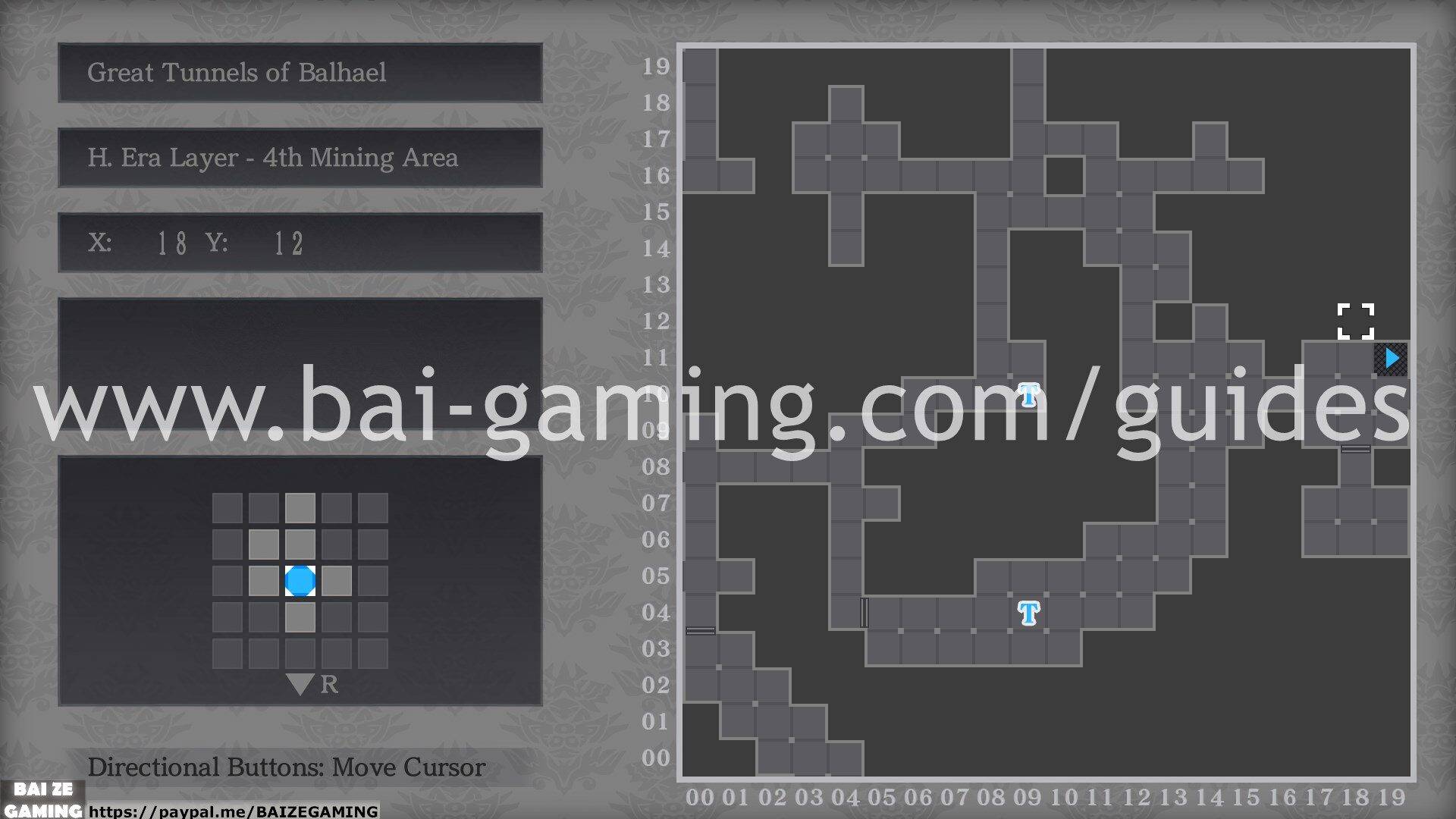 Great Tunnels of Balhael - H Era Layer - 4th Mining Area map