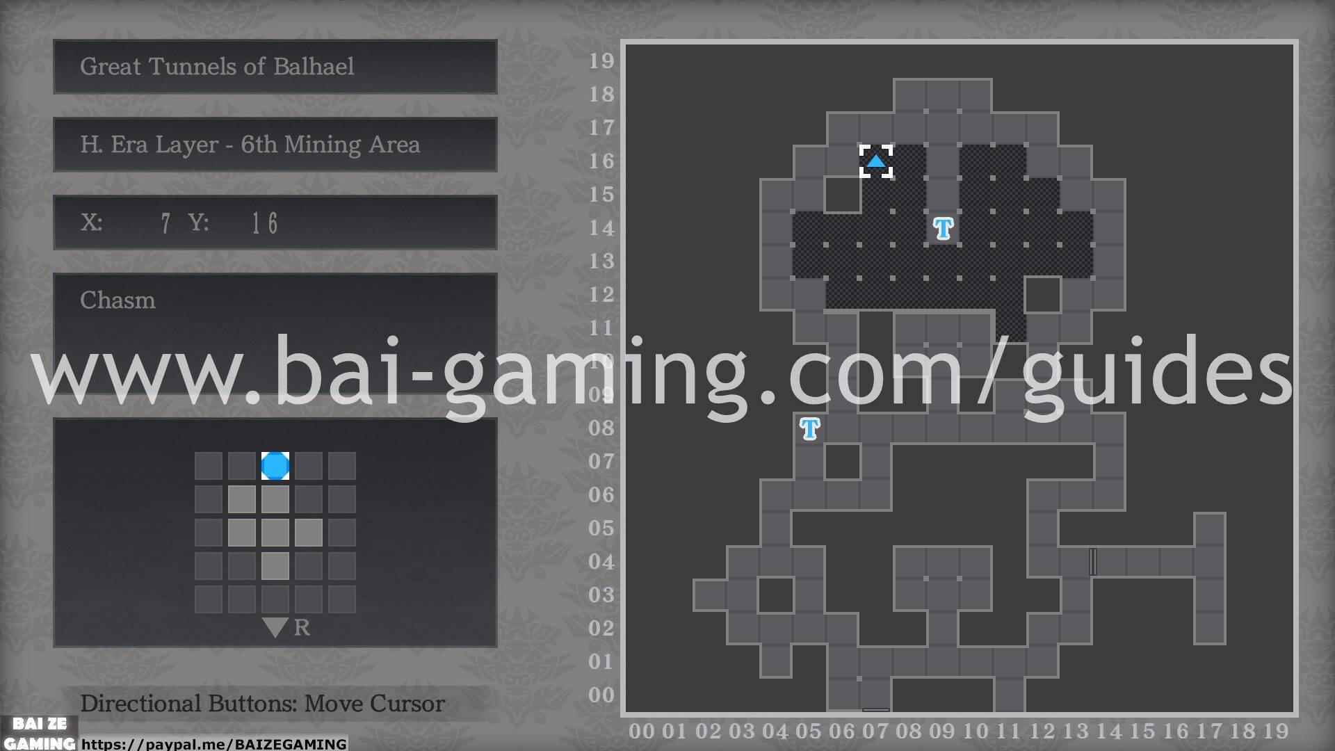 Great Tunnels of Balhael - H Era Layer - 6th Mining Area map