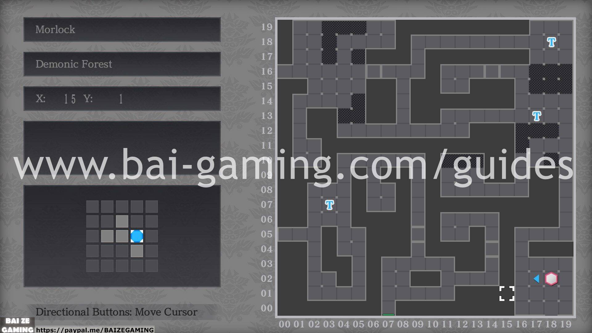 Morlock - Demonic Forest map