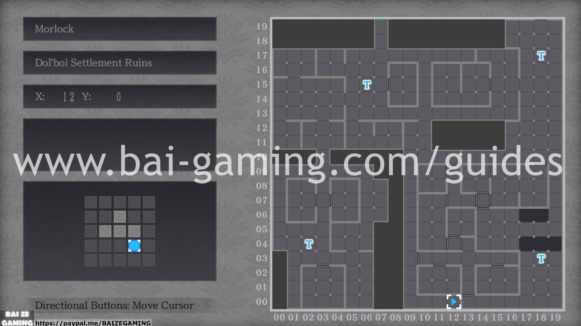 Morlock - Dol'boi Settlement Ruins map