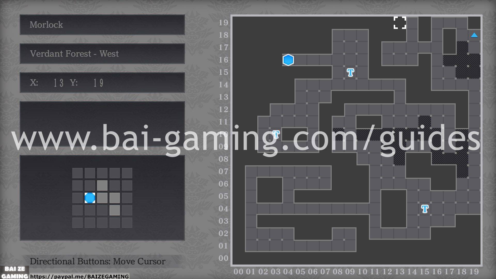 Morlock - Verdant Forest - West map