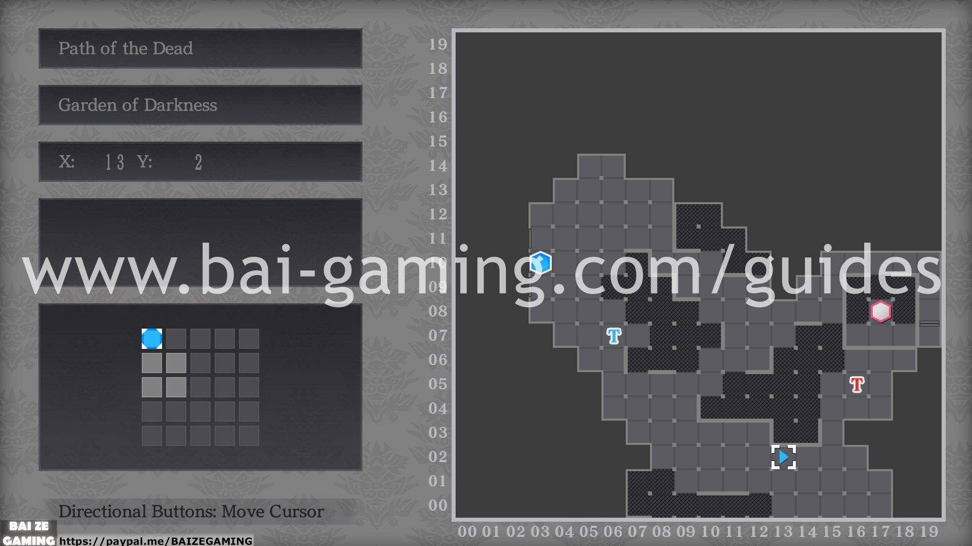 Path of the Dead - Garden of Darkness map