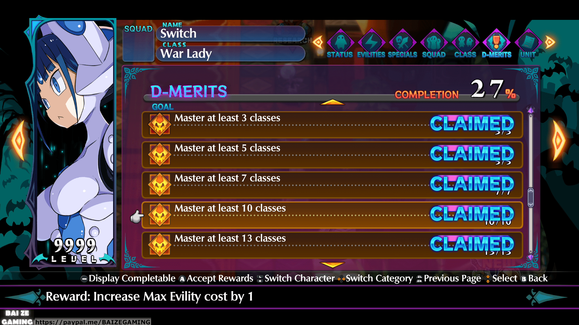 disgaea unlocking evility slots 2