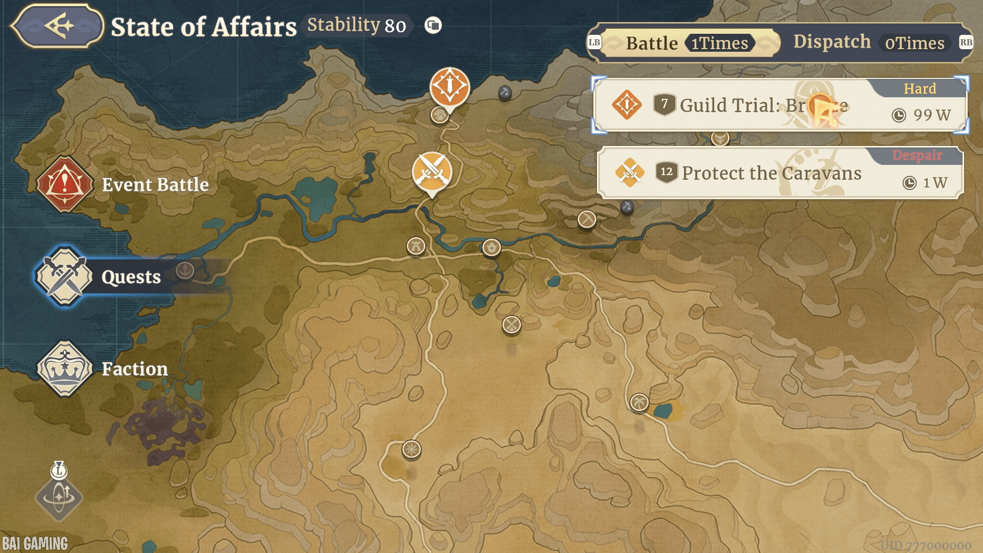Sword of Convallaria BAI GAMING Demo Screenshot 9