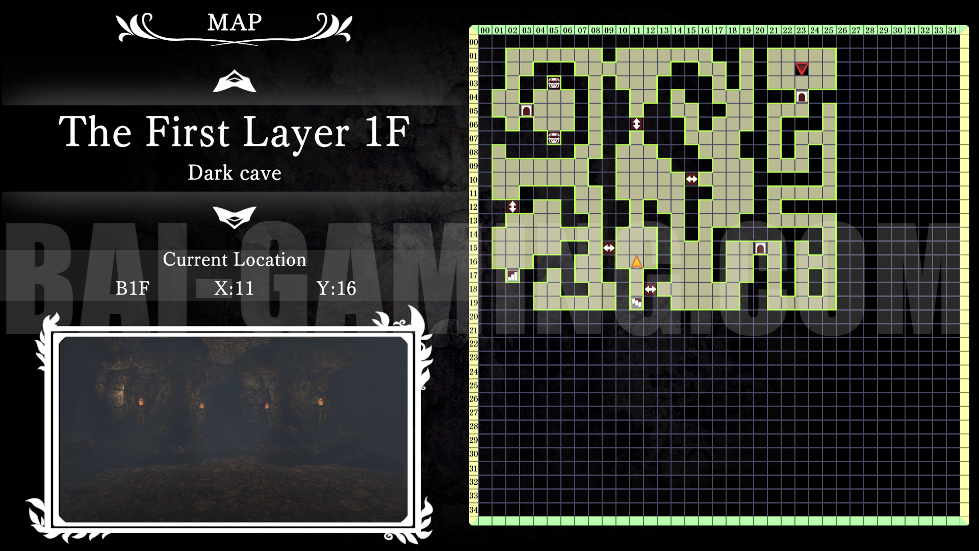 witch and lilies BAI GAMING map floor 1