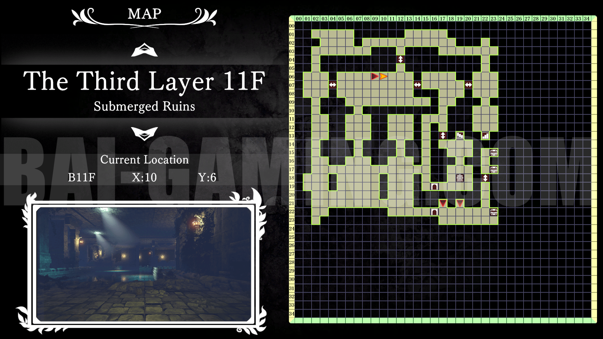 witch and lilies BAI GAMING map floor 11
