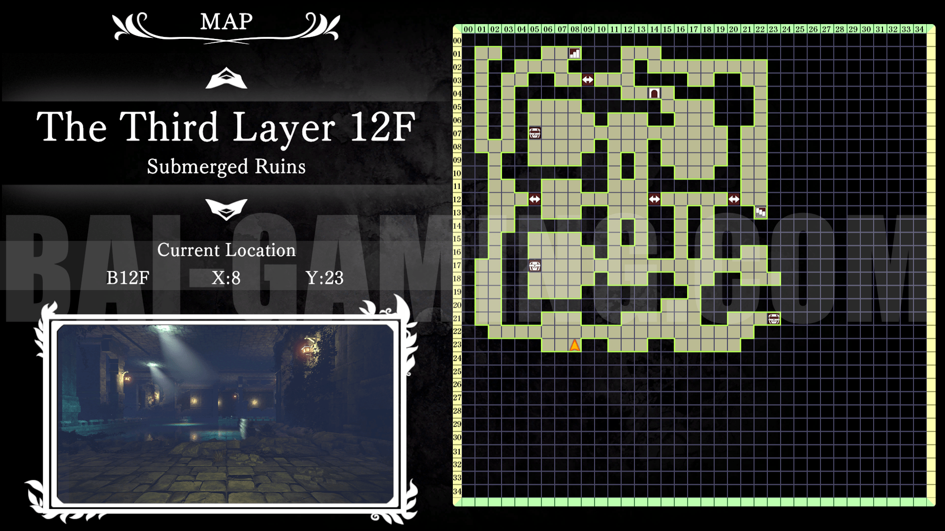 witch and lilies BAI GAMING map floor 12