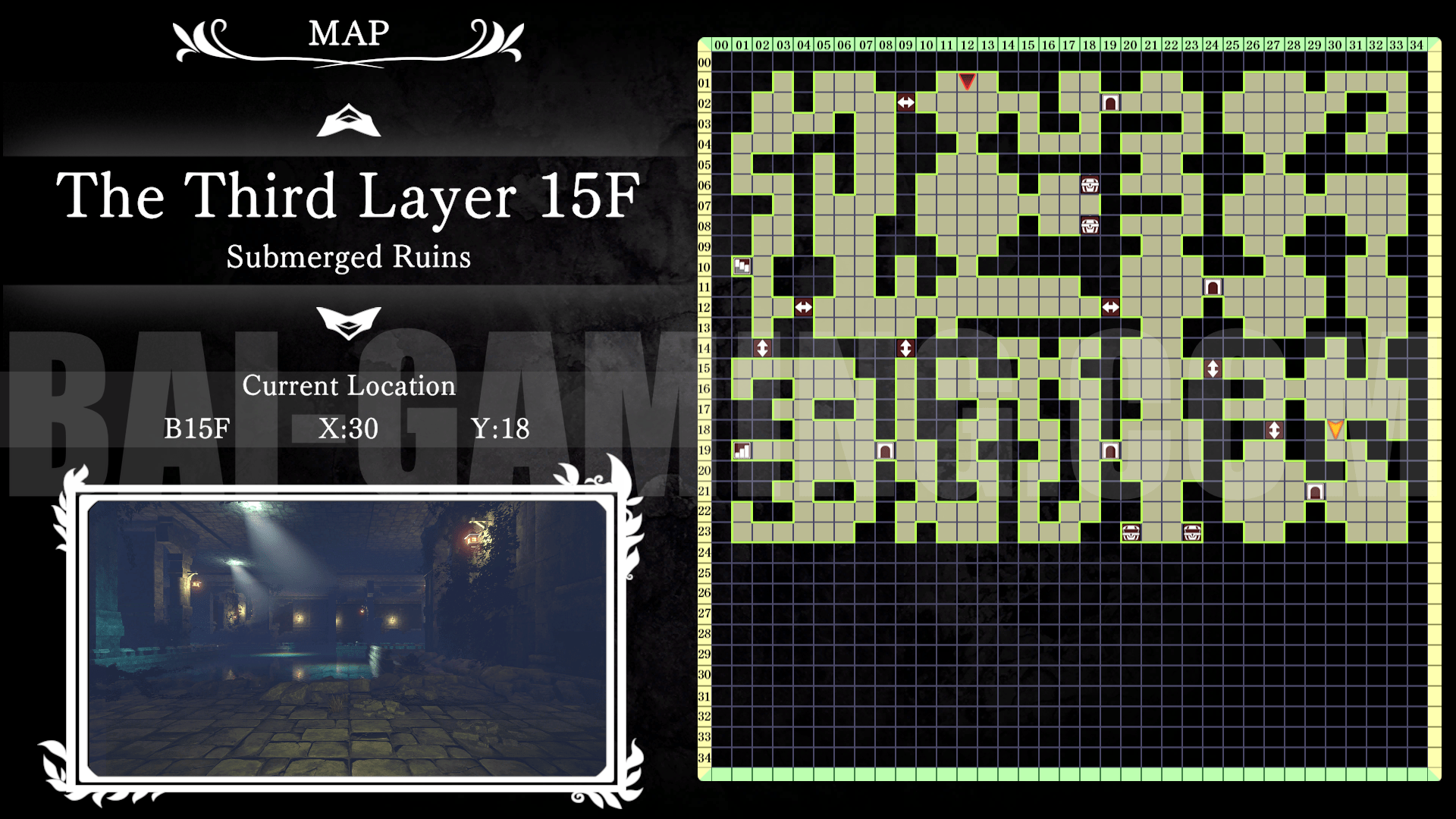 witch and lilies BAI GAMING map floor 15