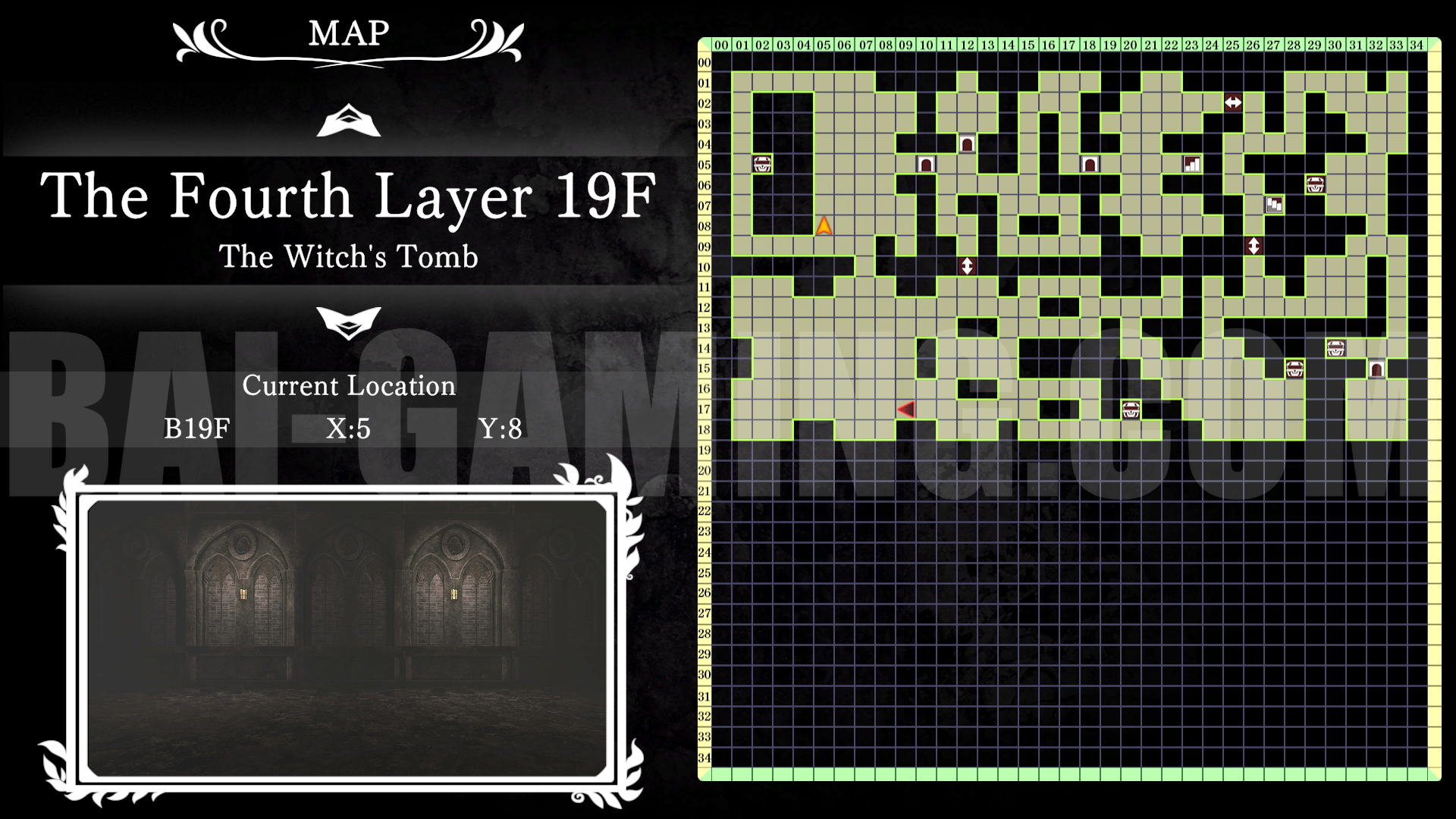 witch and lilies BAI GAMING map floor 19