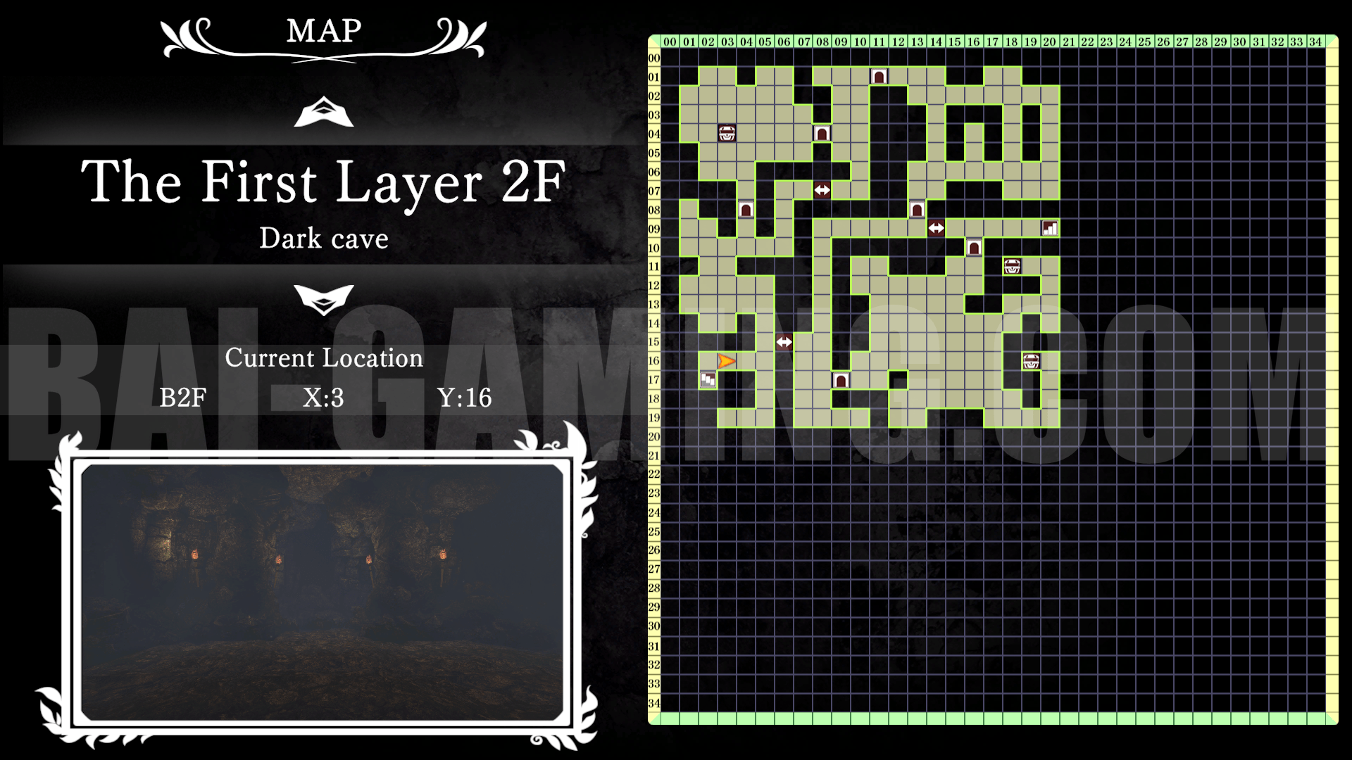 witch and lilies BAI GAMING map floor 2