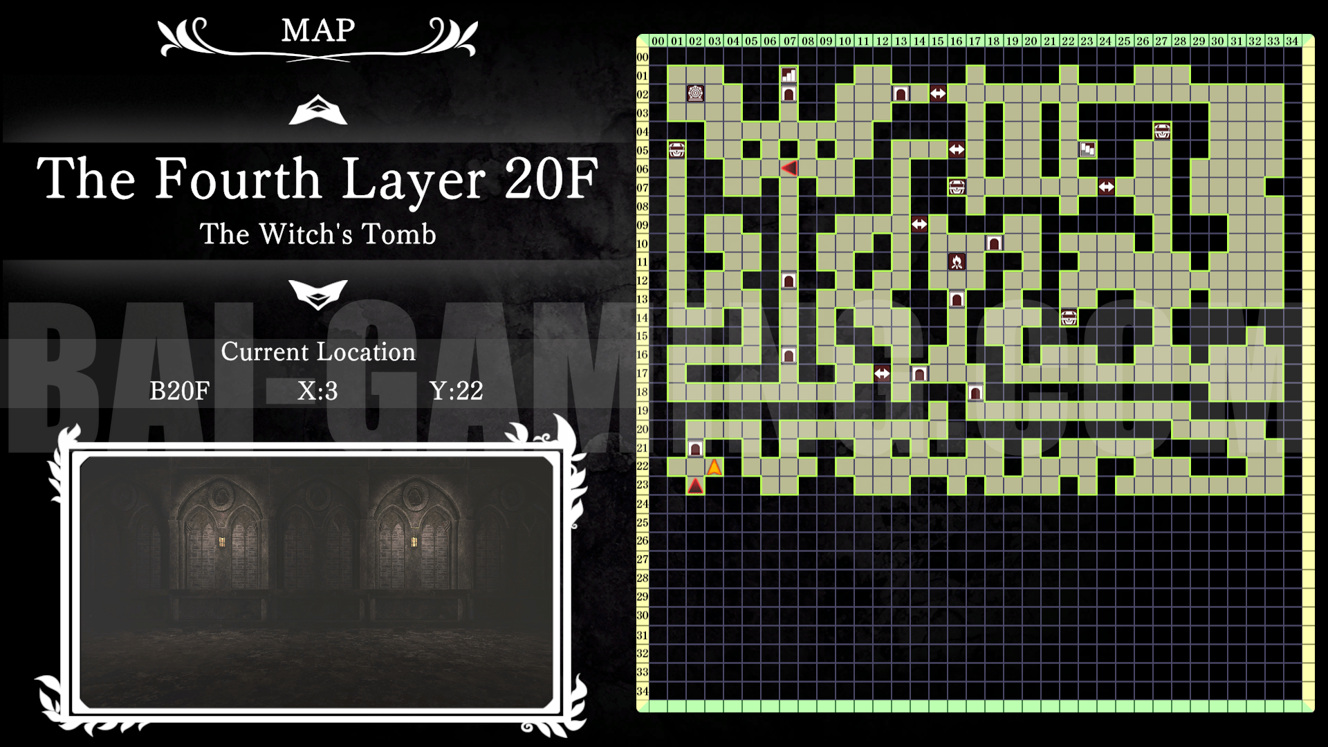 witch and lilies BAI GAMING map floor 20