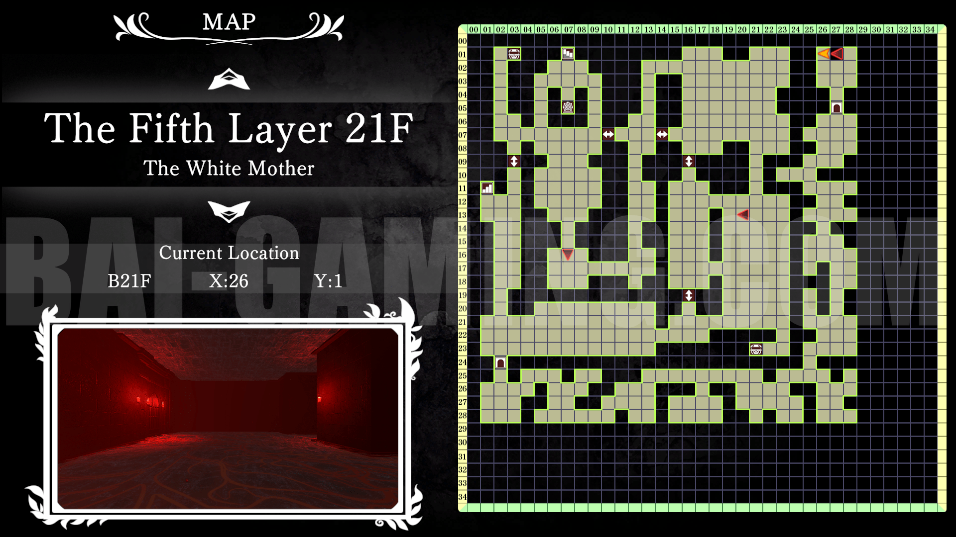 witch and lilies BAI GAMING map floor 21