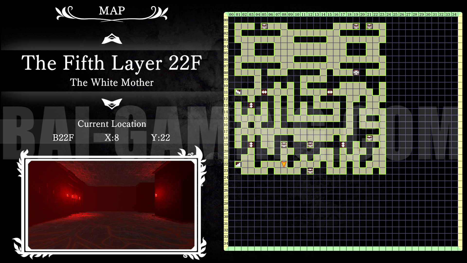 witch and lilies BAI GAMING map floor 22