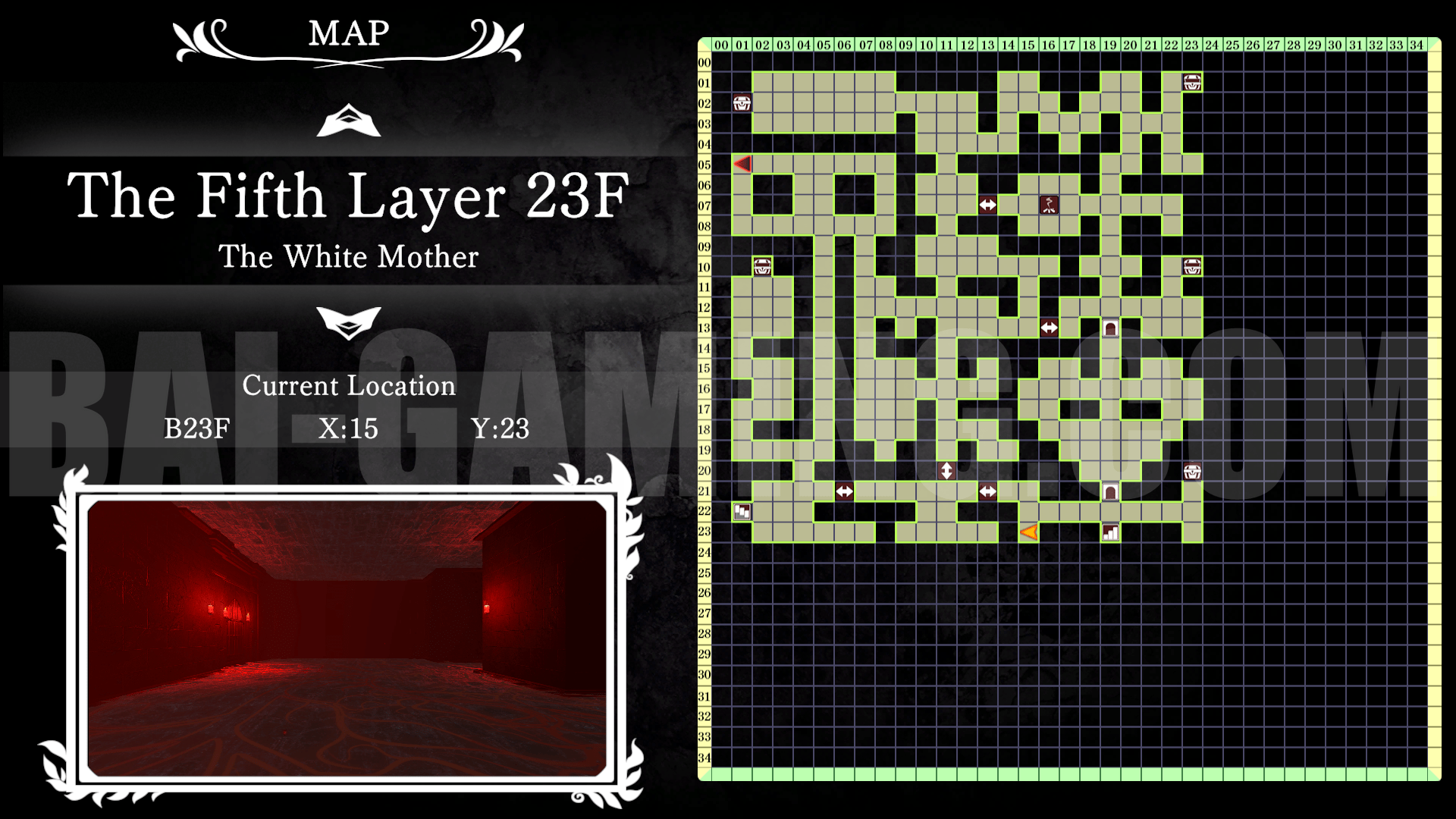 witch and lilies BAI GAMING map floor 23