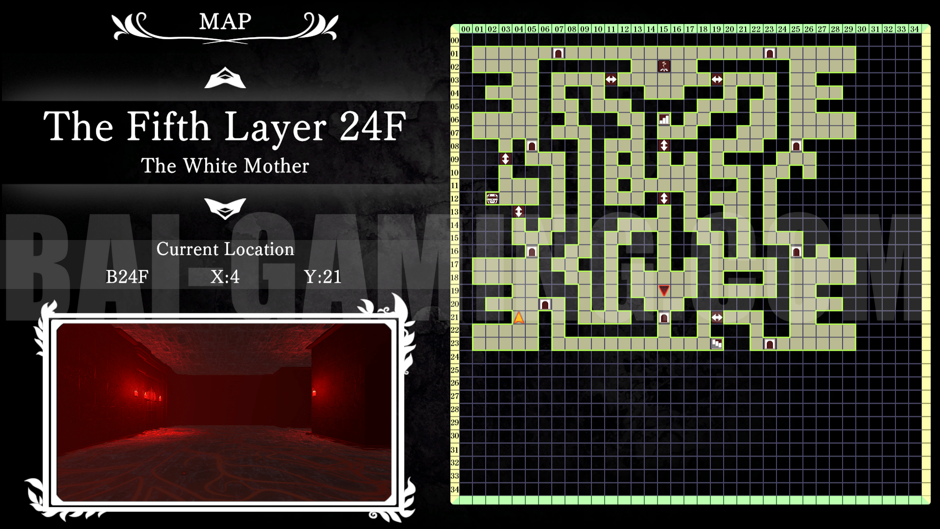 witch and lilies BAI GAMING map floor 24