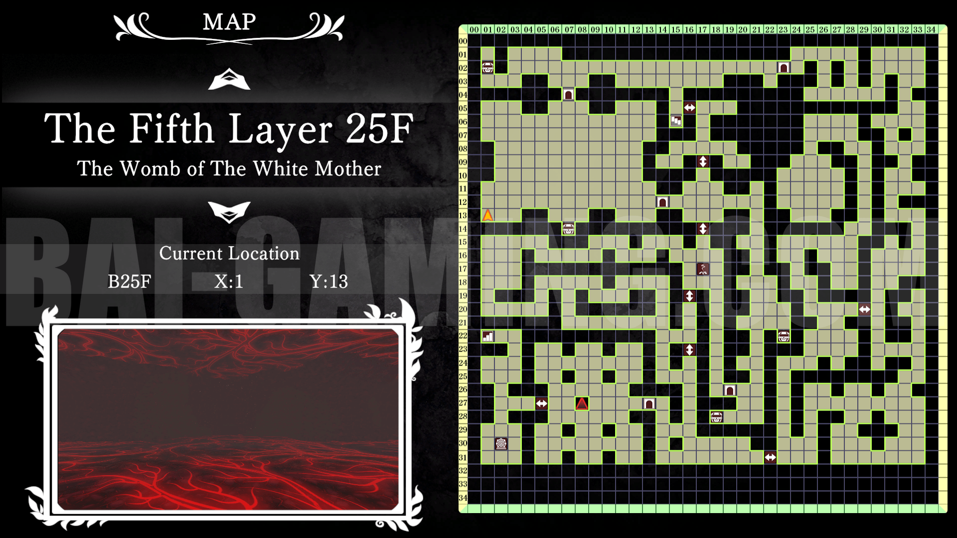 witch and lilies BAI GAMING map floor 25