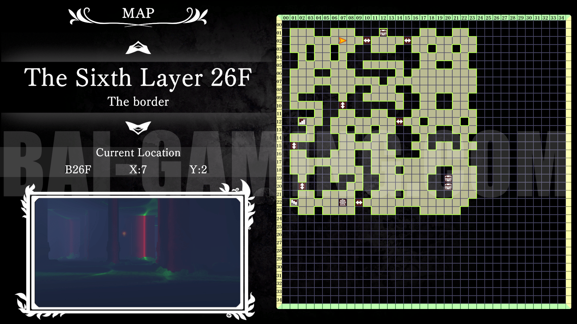 witch and lilies BAI GAMING map floor 26