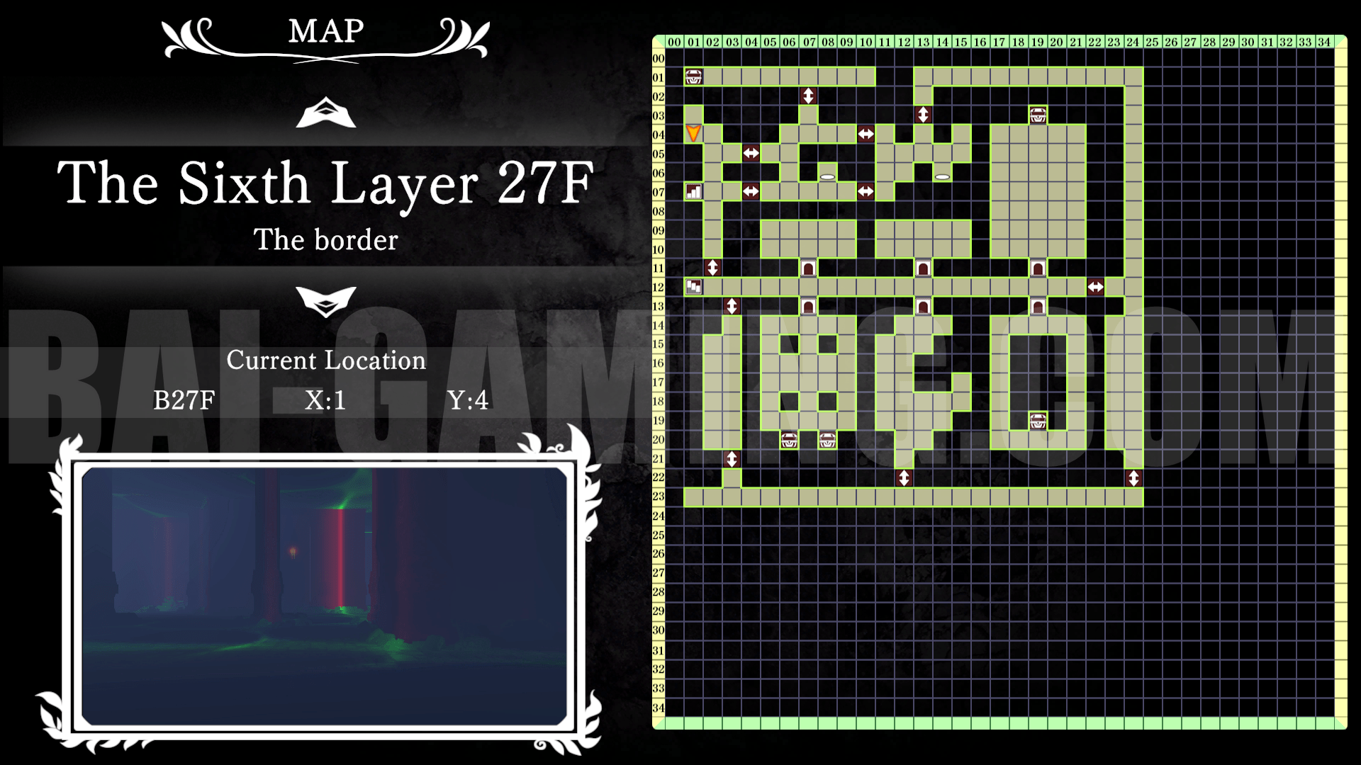 witch and lilies BAI GAMING map floor 27