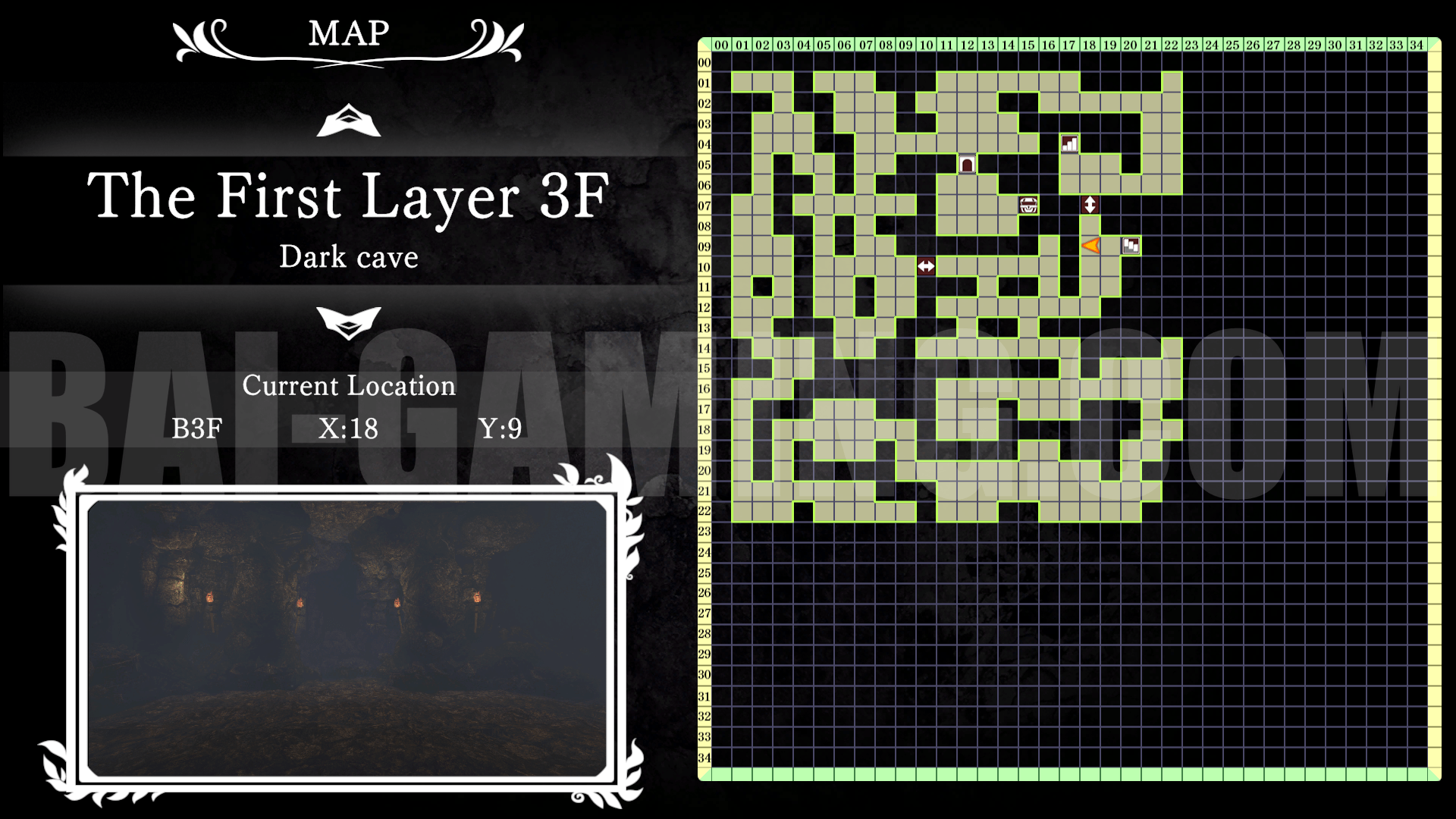 witch and lilies BAI GAMING map floor 3