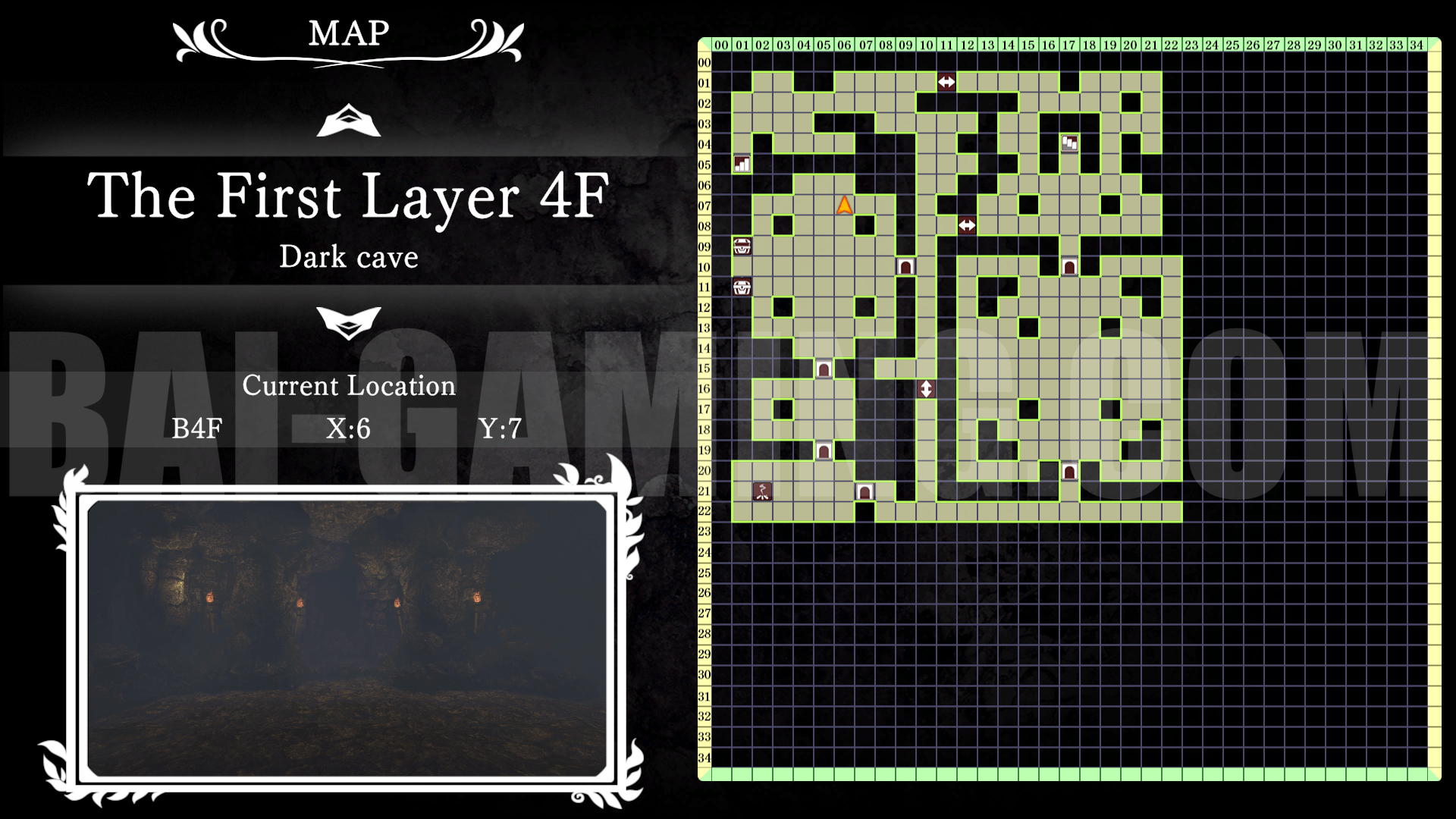 witch and lilies BAI GAMING map floor 4