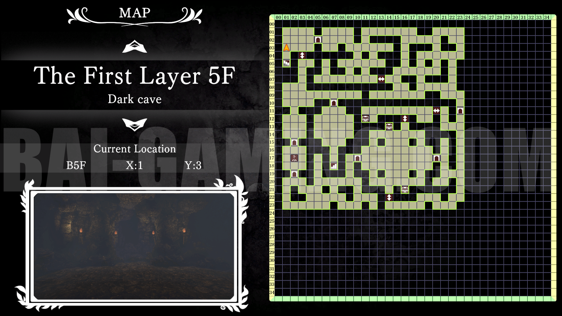 witch and lilies BAI GAMING map floor 5