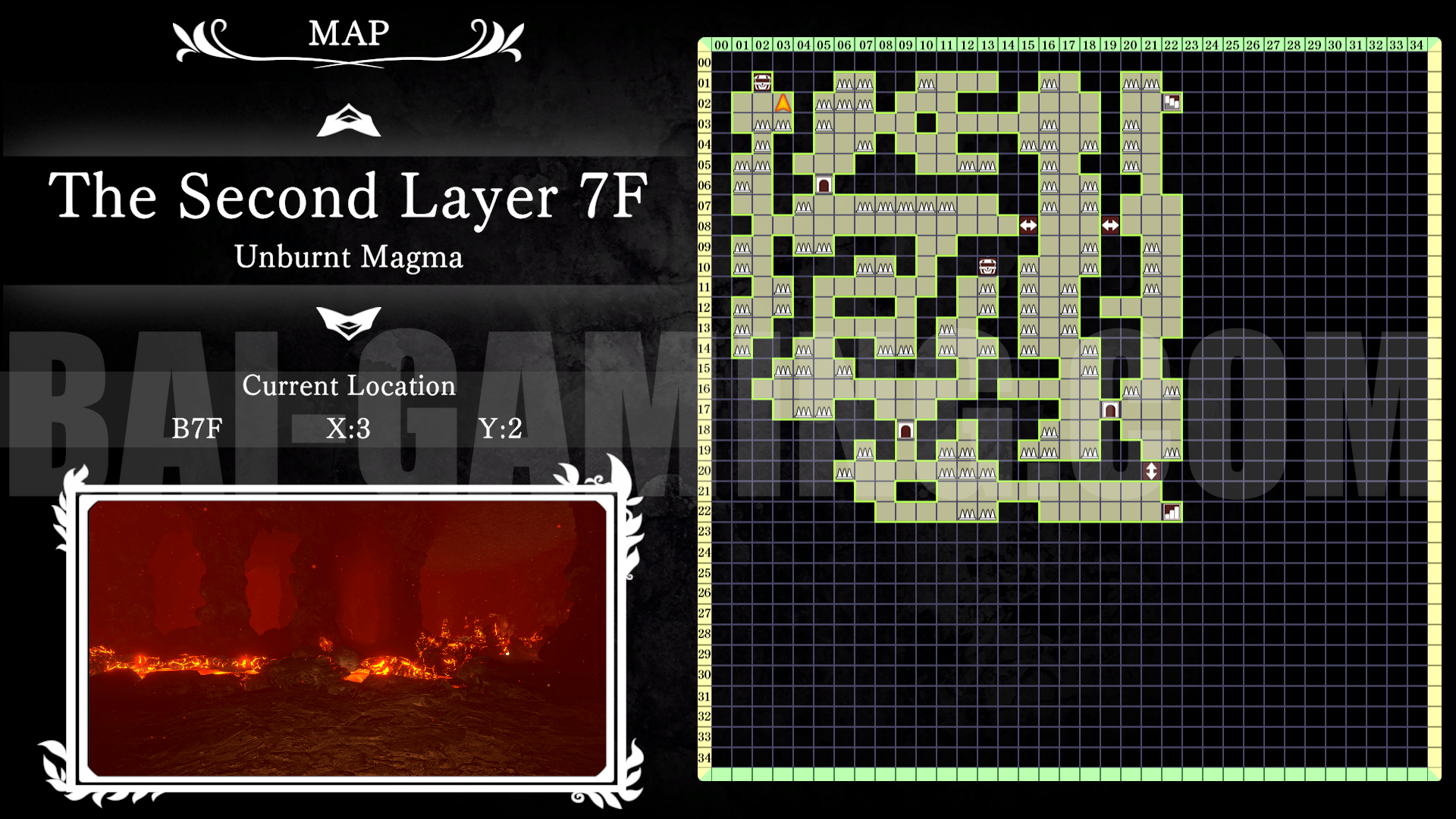 witch and lilies BAI GAMING map floor 7