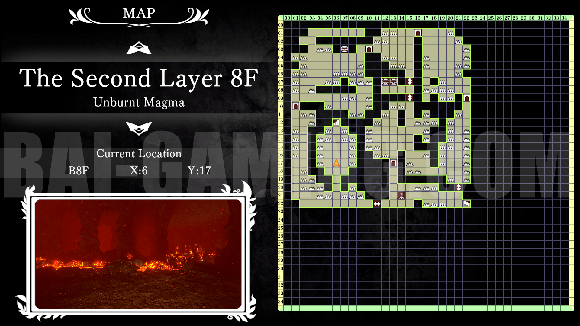witch and lilies BAI GAMING map floor 8