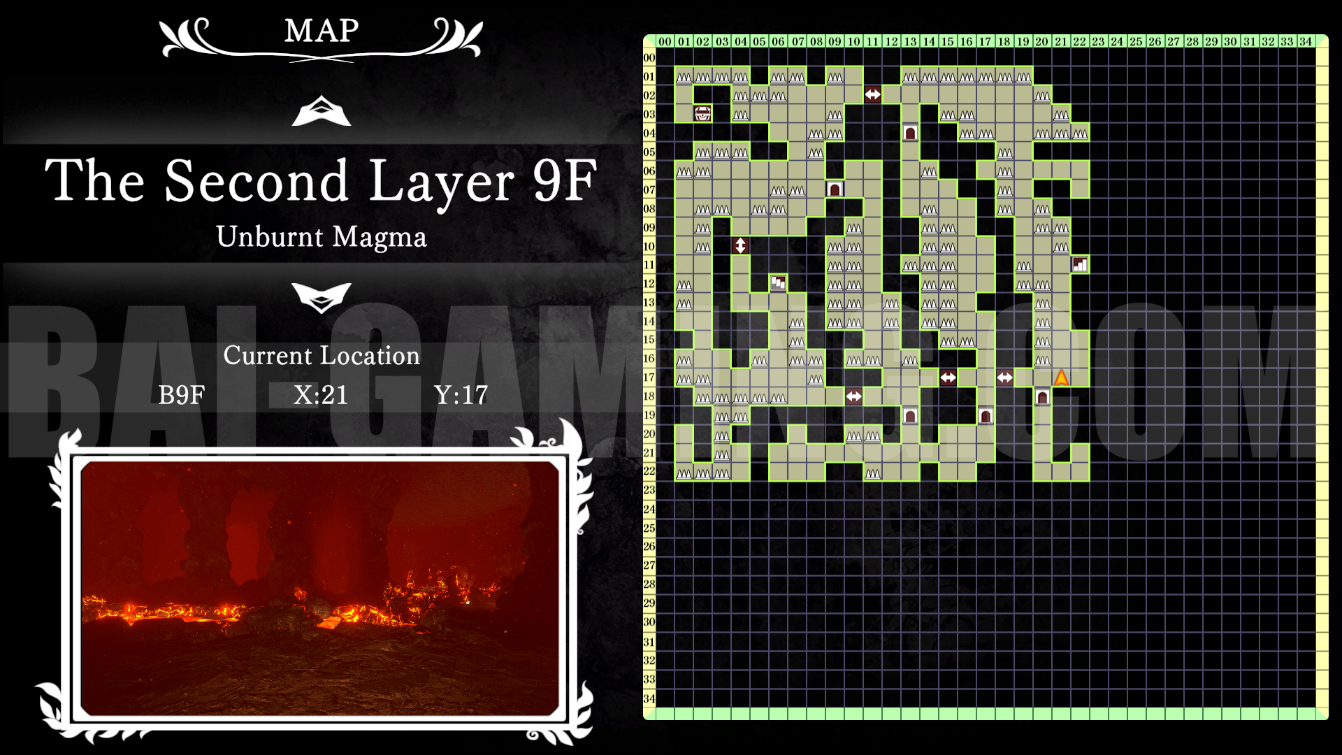 witch and lilies BAI GAMING map floor 9
